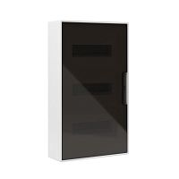 Щиток настенный Фрейм (FRAME) ЩРн-п-36 36мод. IP41 с тонированной дверцей с шинами PEN 2шт 8 отверст. + 2шт 10 отверст. бел. DKC F36W1WD