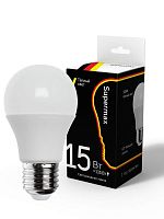 Лампа светодиодная Supermax А60 15Вт стандарт E27 230В 3000К КОСМОС Sup_LED15wA60E2730