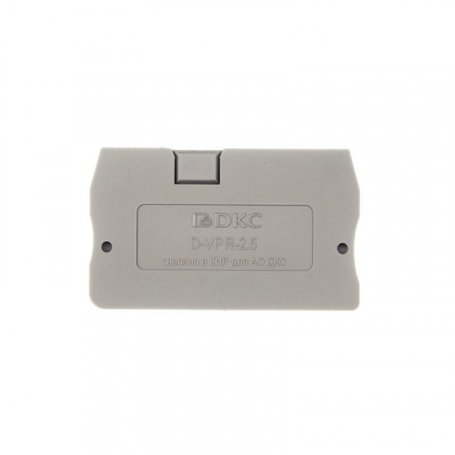 Изолятор торцевой для клемм VPR-2.5 DKC D-VPR-2.5 Изолятор торцевой для клемм VPR-2.5 DKC D-VPR-2.5