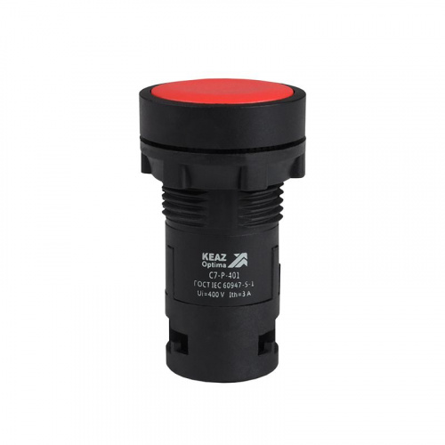 Кнопка OptiSignal Compact D22 С7-P-401 красн. 1НЗ XB7NA42 КЭАЗ 362027