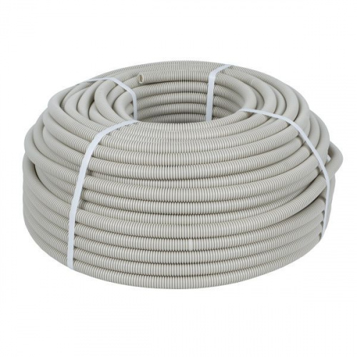 Труба гофрированная ПВХ d16мм с протяжкой (уп.10м) Plast PROxima EKF tg-z-16-10m