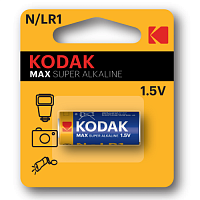 Элемент питания алкалиновый N/LR1 1.5В MAX SUPER Alkaline (блист.1шт) 30396012-RU1 KODAK Б0012842