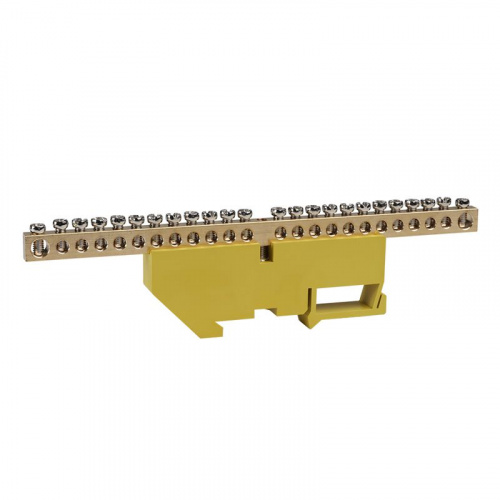 Шина нулевая с изолятором OptiKit BB-D-PE-DIN-24-6х9 желт. КЭАЗ 277851