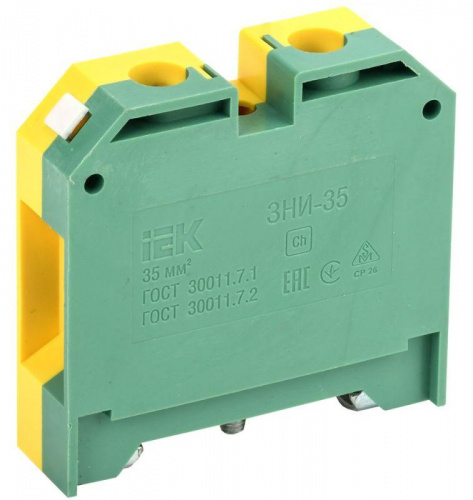 Зажим наборный ЗНИ-35PEN 35кв.мм (JXB-земля) IEK YZN20-035-K52