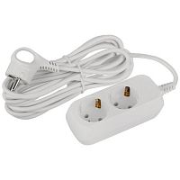 Удлинитель 2х5м с заземл. 10А IP20 GREEN LINE UDL-10-250-E ПВС 3х0.75 Эра Б0065074