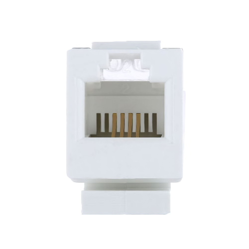 Механизм розетки телефонной RJ-12 (6 контактов)