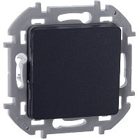 Выключатель 1-кл. Inspiria 10А IP20 250В 10AX механизм антрацит IEK 673603
