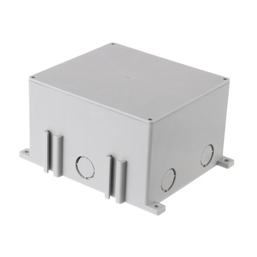 BOX/2+2ST66 Коробка для люков в пол на 2 поста (45х45мм)+2 модуля (45х22,5мм) (70025), пластик Экопласт