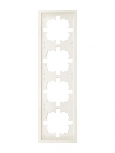 Рамка 4-м ZIMA горизонт. сл. кость LEZARD 704-9000-149