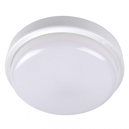 Светильник светодиодный "Банник" PBH-PC2-RA 12Вт 4000К IP65 ЖКХ ДБП кругл. пылевлагозащ. бел. JazzWay 1035660
