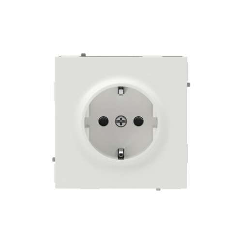 Розетка силовая KANT 2P+E защ. шторки бел. песок DKC 7010003 Розетка силовая KANT 2P+E защ. шторки бел. песок DKC 7010003