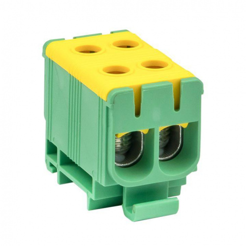 Клемма силовая вводная двойн. КСВ 16-50кв.мм желт./зел. EKF plc-kvs2-16-50-y-green Клемма силовая вводная двойн. КСВ 16-50кв.мм желт./зел. EKF plc-kvs2-16-50-y-green