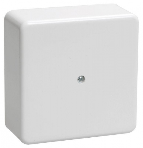 Коробка распаячная ОП КМ 75х75х28 бел. IEK UKO10-075-075-028-K01-E