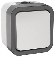 Выключатель 1-кл. 2п ОП TORS TS211 10А IP55 бел. IEK TS-V16-0-10-55-K41
