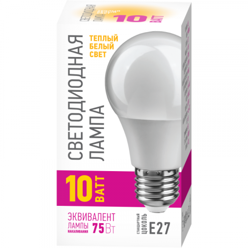 Лампа светодиодная 82 910 OLL-A55-10-230-2.7K-E27-PROMO 10Вт грушевидная 2700К E27 220-240В ОНЛАЙТ 82910 Лампа светодиодная 82 910 OLL-A55-10-230-2.7K-E27-PROMO 10Вт грушевидная 2700К E27 220-240В ОНЛАЙТ 82910