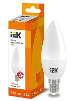 Лампа светодиодная ECO C35 7Вт свеча 3000К E14 230В IEK LLE-C35-7-230-30-E14