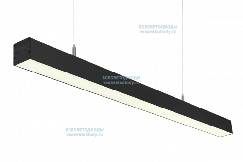 Светильник СЛИМФЛЕШ VS310 линейный 30W-2000Lm 4000-4500К ОПАЛ IP40 с БАП (vsesv) на 1 час чёрный