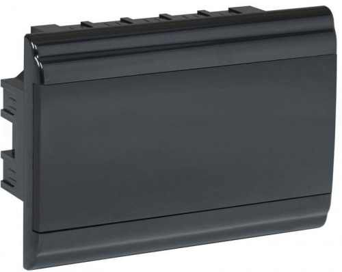 Корпус модульный встраиваемый ЩРВ-П-12 PRIME IP41 пластик. черн. IEK MKP13-V-01-12-41-K02