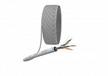 Кабель витая пара U/UTP кат.5E 4х2х24AWG solid CCA PVC Simple сер. (м) Эра Б0044434