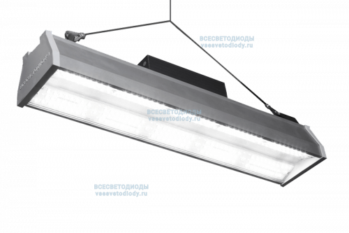 Светильник ПОЛЮС VS401 50W-6750Lm 5000-5500К ПРОЗРАЧНЫЙ IP65 на тросовом подвесе