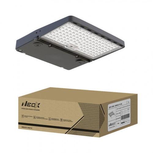 Светильник светодиодный ДКУ-LEVEL 150PA3C-PC-BL 100-240В 150/120/100Вт IP66 175лм/Вт 3CCT уличный 5лет NEOX 4690612062952