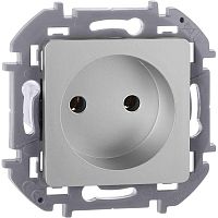 Розетка 1-м СП Inspiria 16А IP20 250В 2P механизм алюм. IEK 673712