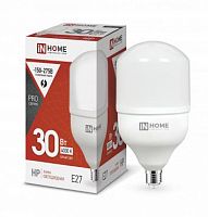 Лампа светодиодная высокомощная LED-HP-PRO 30Вт цилиндр 4000К нейтр. бел. E27 2850лм 230В IN HOME 4690612031071