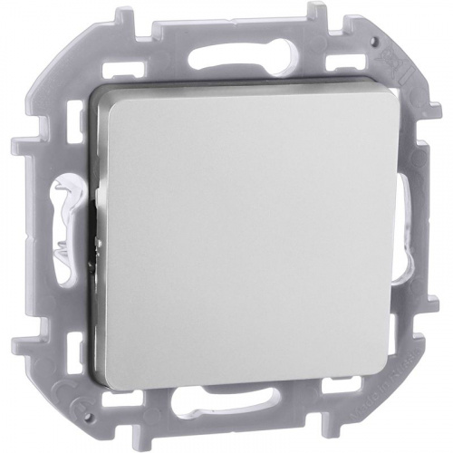 Переключатель 1-кл. Inspiria 10А IP20 250В 10AX механизм алюм. IEK 673652