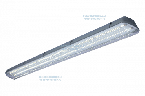 Cветильник АЙСБЕРГ VS101M 40W-5000Lm 5000-5500К ПРОЗРАЧНЫЙ IP65 с БАП (aax.tech) на 1 час