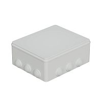JBS300 Коробка огн. Е110 о/п, 300х250х120,12 вых.,IP65, 6Р (2.5-25 мм²), цвет серый Экопласт