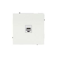 Розетка компьютерная 1-м KANT RJ45 кат.5E без шторки бел. песок DKC 7010663