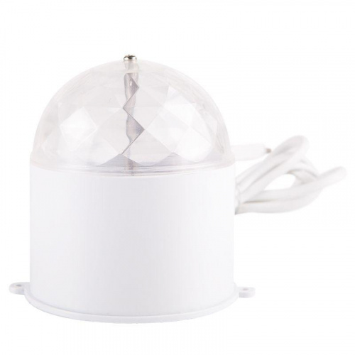 Лампа светодиодная "Диско" 6Вт шар 3LED RGB 230В IP20 в компакт. корпусе Neon-Night 601-252